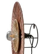 LANDO Vägglampa, Brun/natur