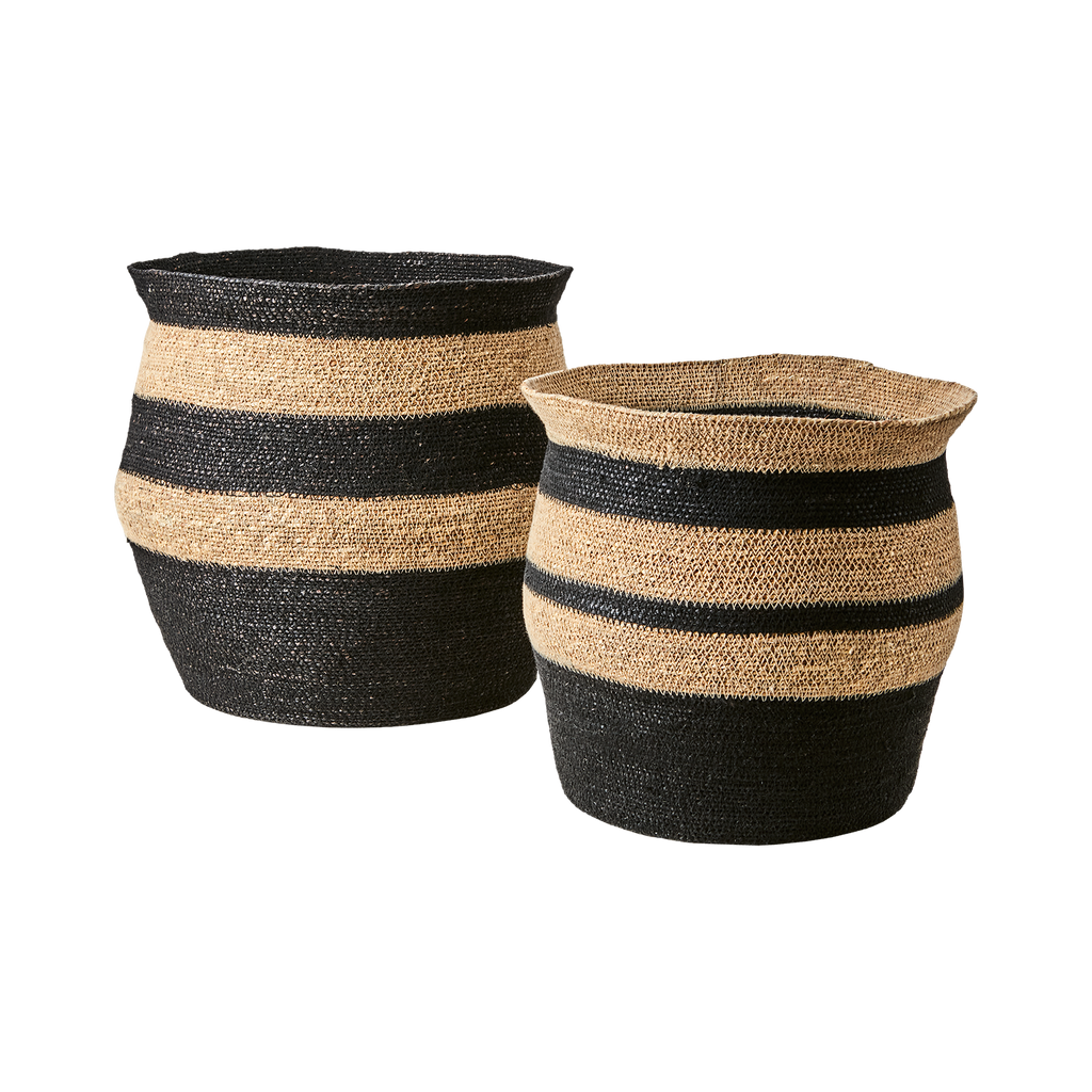 MADIBA Korg, set om 2, Svart/natur