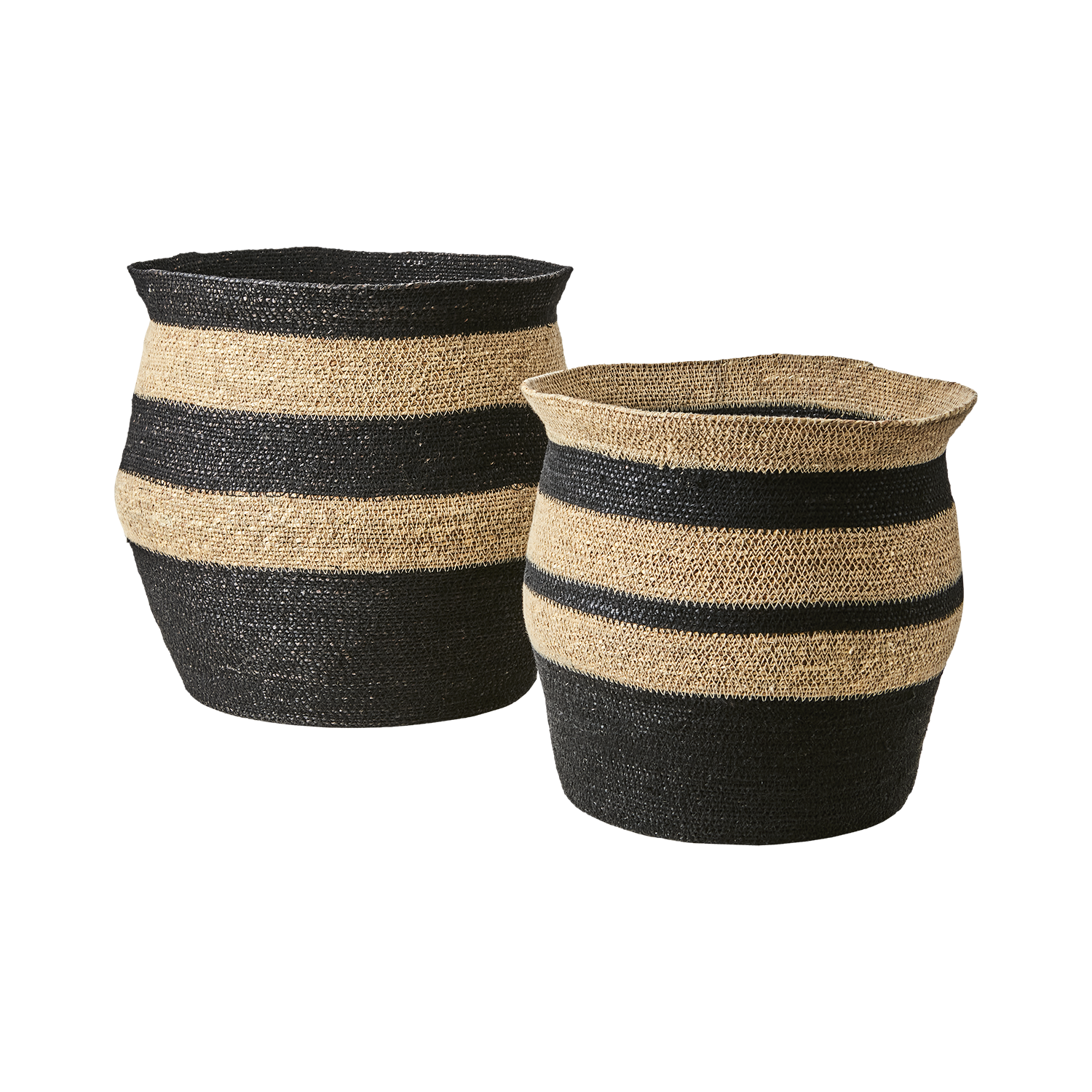 MADIBA Korg, set om 2, Svart/natur