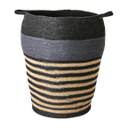 MADIBA Korg, set om 2, Grå/svart/natur