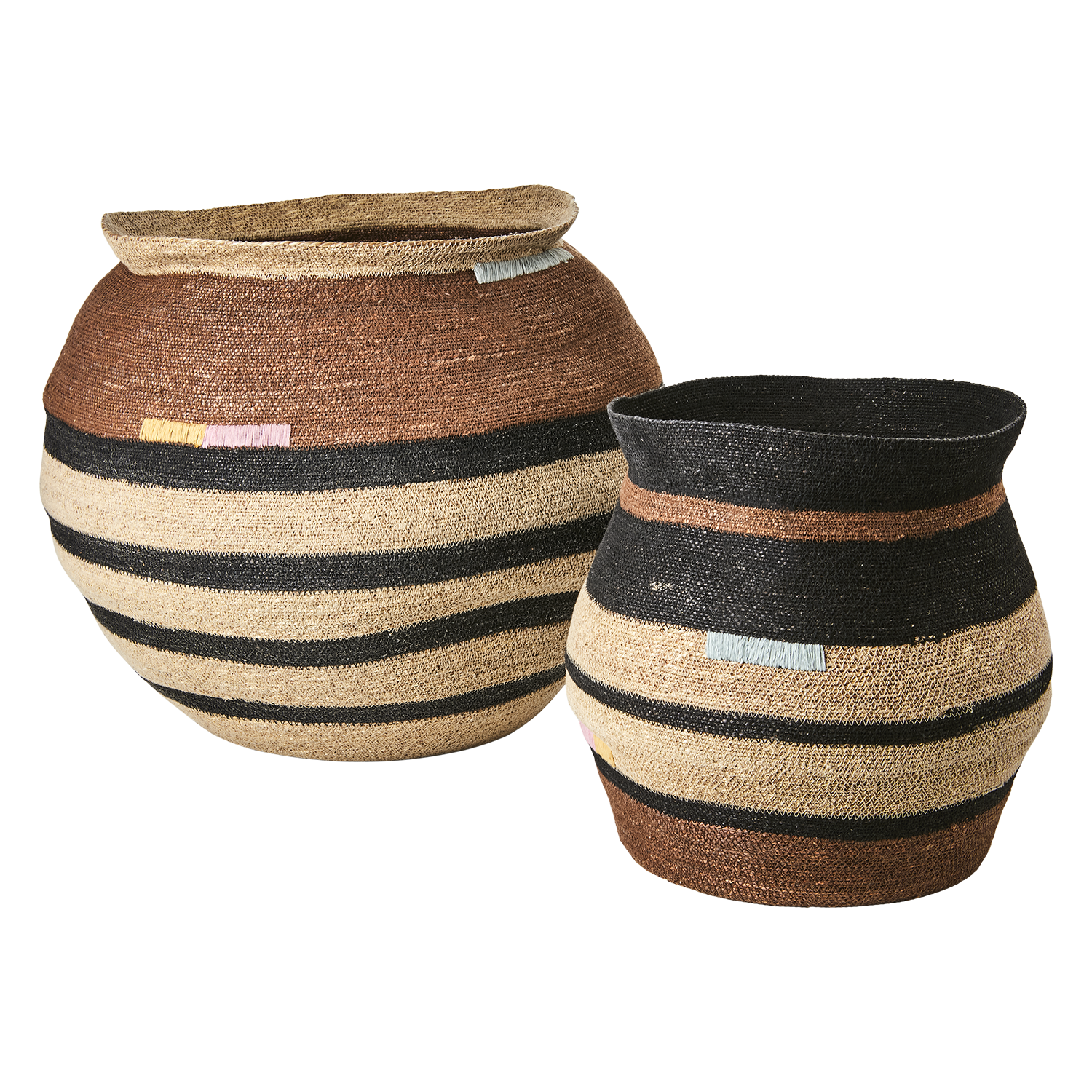 MADIBA Korg, set om 2, Flerfärgad