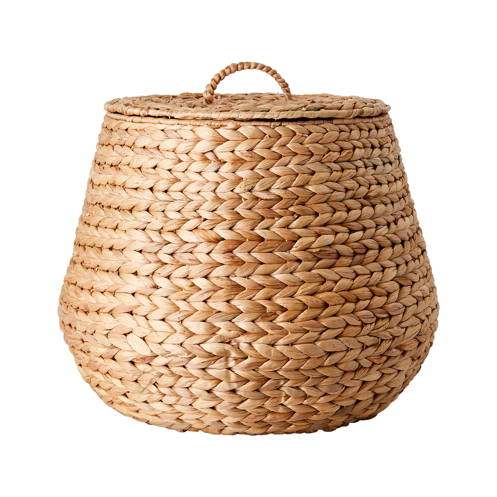 COLLECT Korg med lock, set om 2, Natur