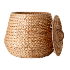 COLLECT Korg med lock, set om 2, Natur