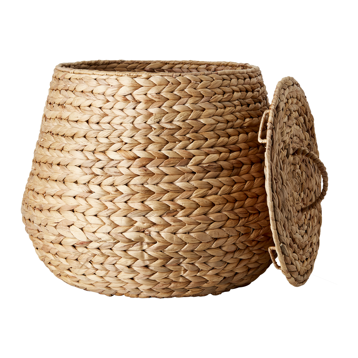 COLLECT Korg med lock, set om 2, Natur