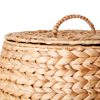 COLLECT Korg med lock, set om 2, Natur