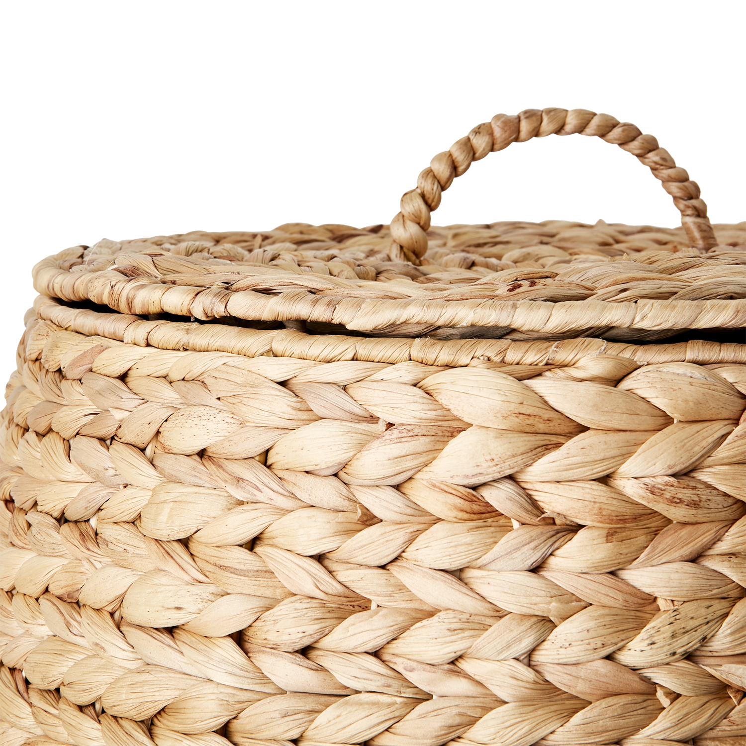 COLLECT Korg med lock, set om 2, Natur