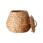 COLLECT Korg med lock, set om 2, Natur