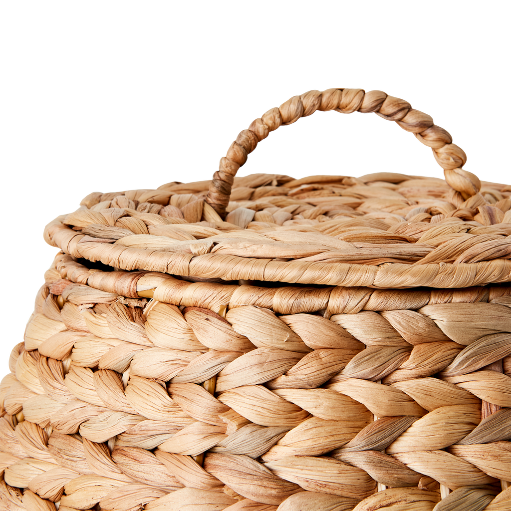 COLLECT Korg med lock, set om 2, Natur