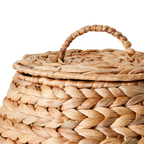 COLLECT Korg med lock, set om 2, Natur