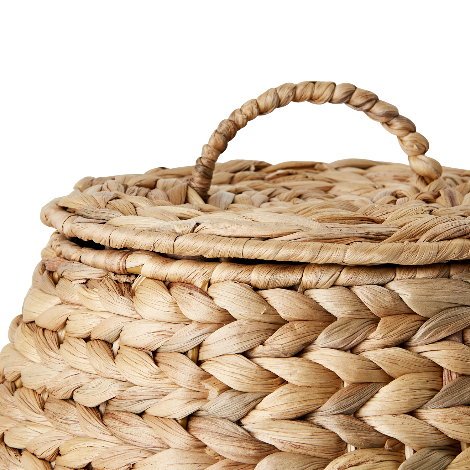 COLLECT Korg med lock, set om 2, Natur