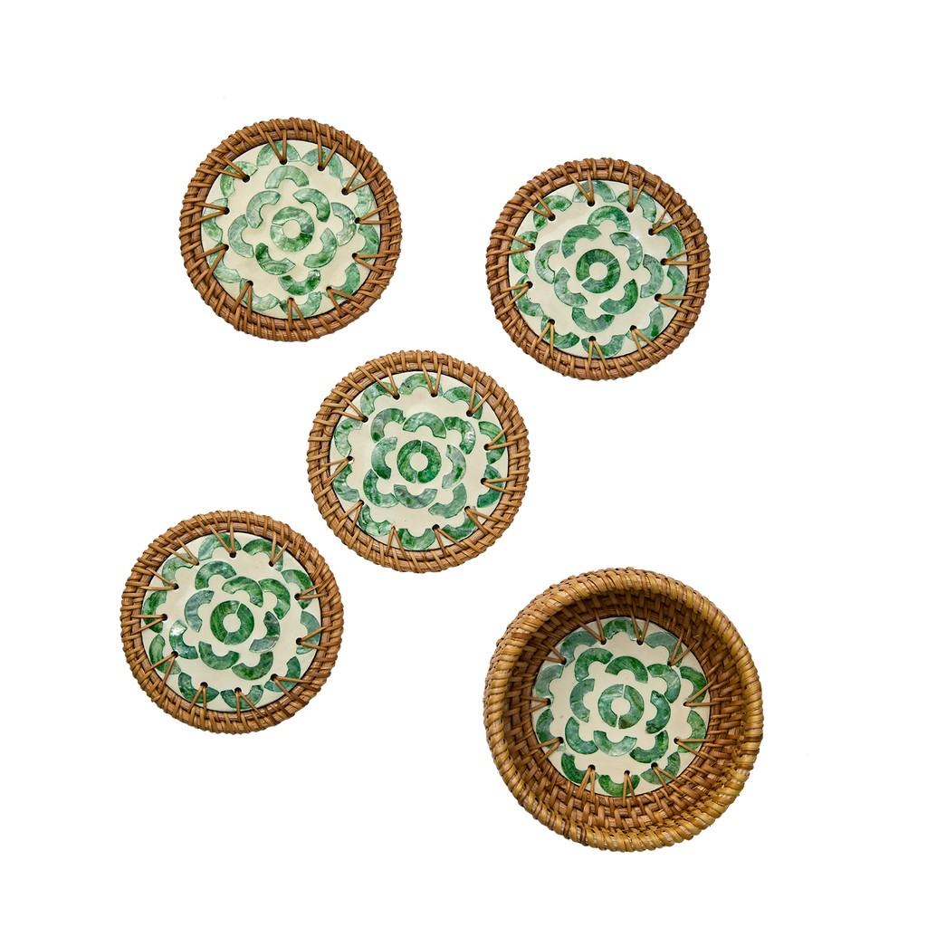 SUNNY Glasunderlägg 4st