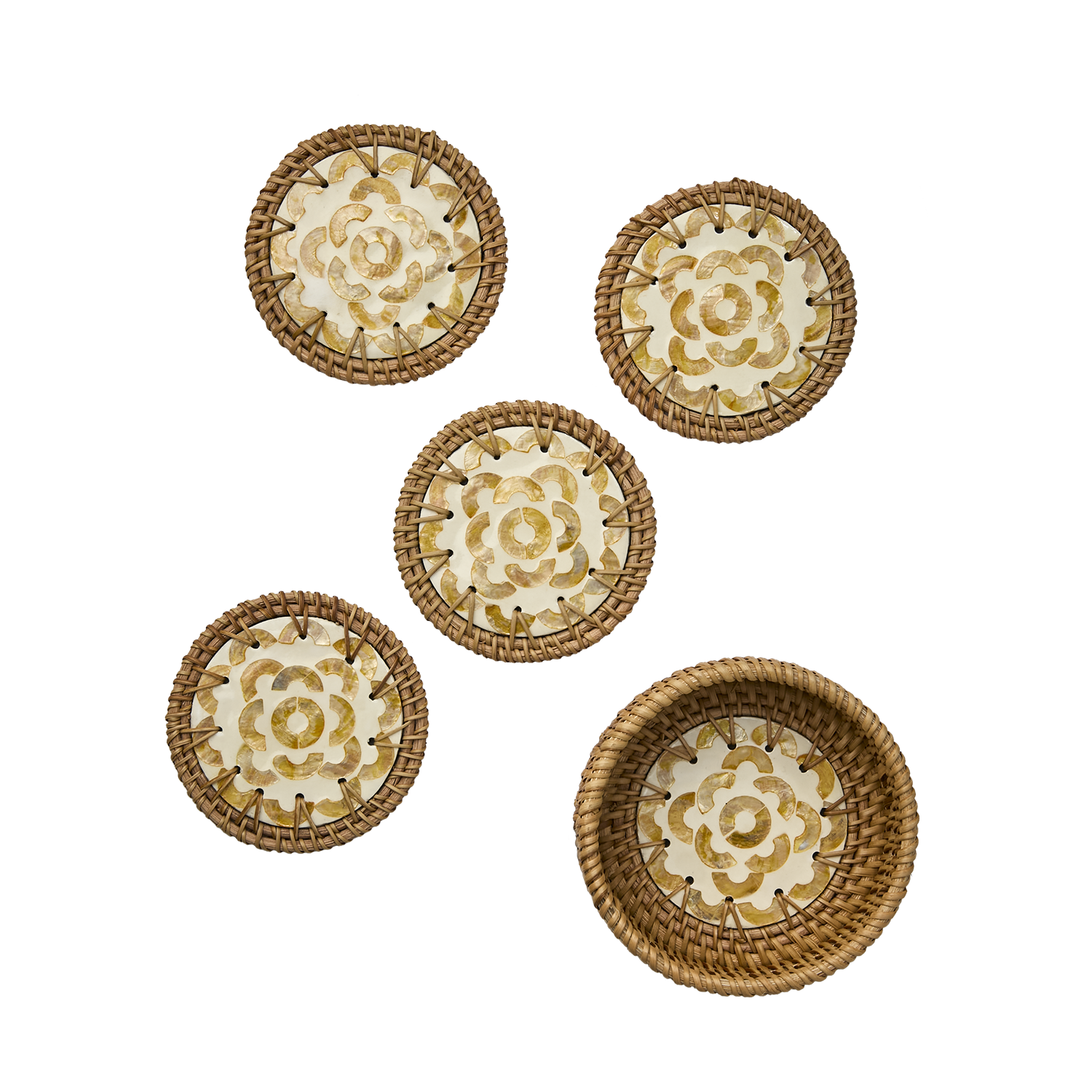 SUNNY Glasunderlägg 4st