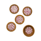 SUNNY Glasunderlägg 4st