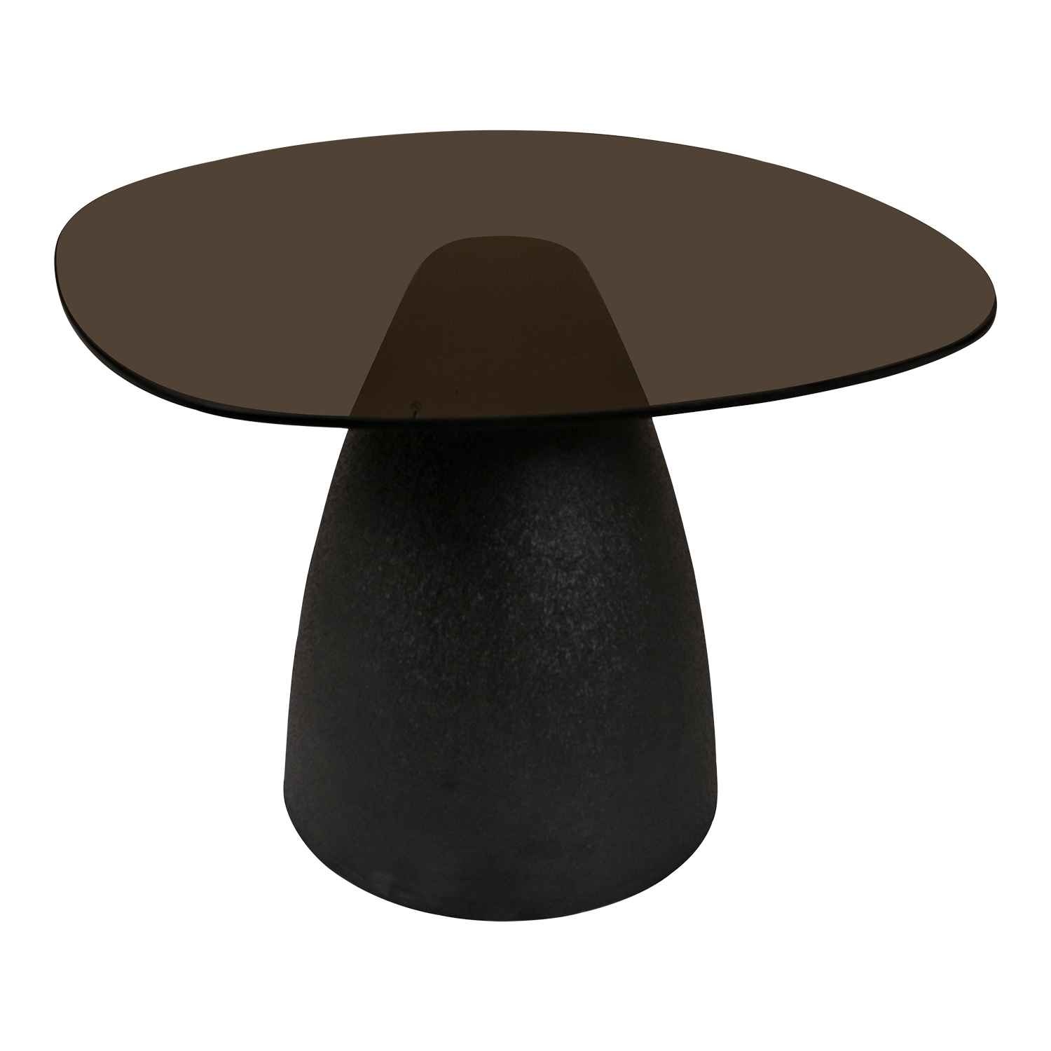 GIBSON Soffbord, Svart/rökgrå