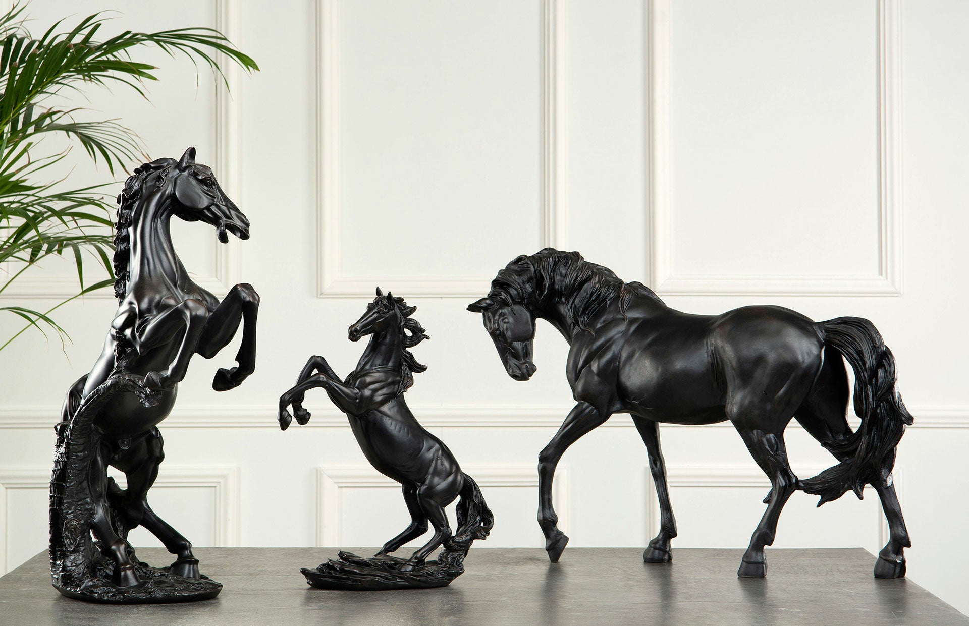 Häst Svart/Brun Poly