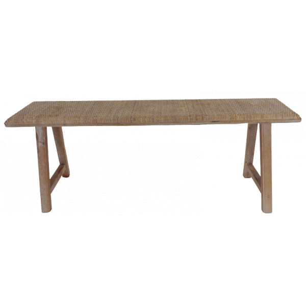 Bänk/sidobord trä/rotting