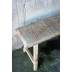 Bänk/sidobord trä/rotting