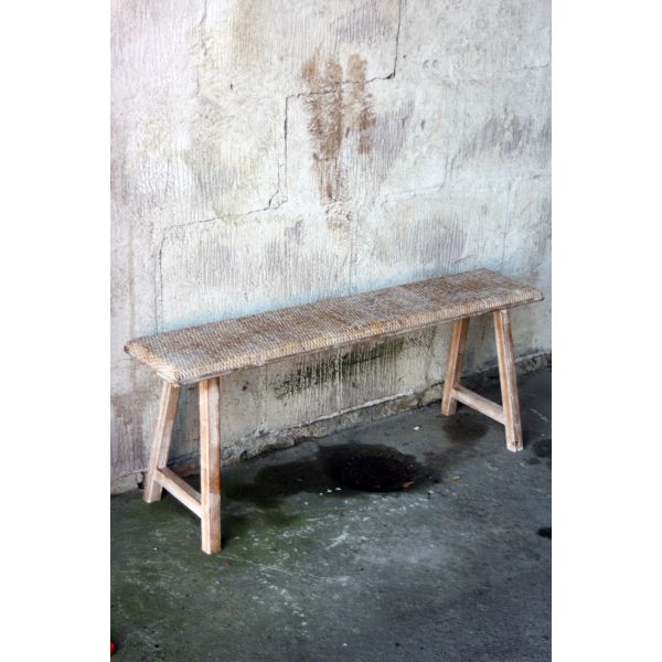 Bänk/sidobord trä/rotting