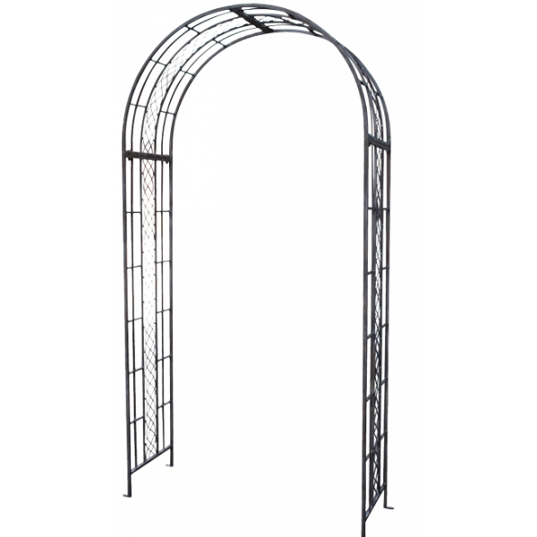 Rosenbåge grå metall