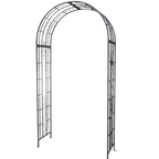 Rosenbåge grå metall