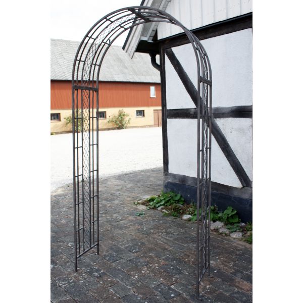 Rosenbåge grå metall