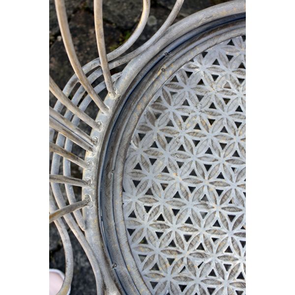 Kärleksbänk grå/antik