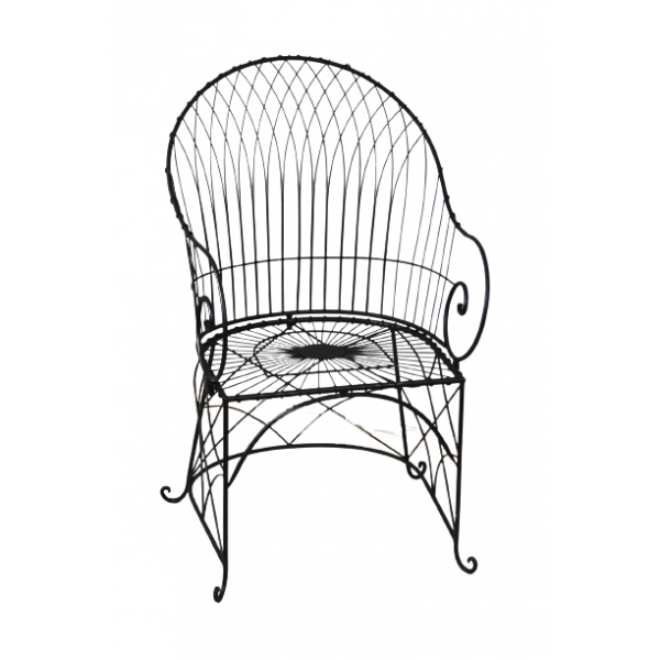 Trädgårdsstol metall