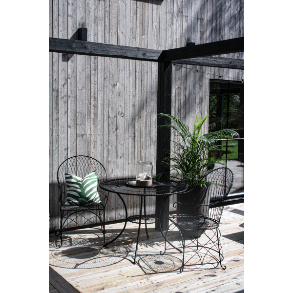 Trädgårdsstol metall