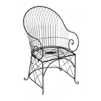 Trädgårdsstol metall