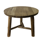 Sidobord/pall trä 3 ben stor