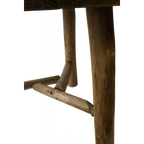 Sidobord/pall trä 3 ben stor