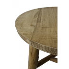 Sidobord/pall trä 3 ben litet