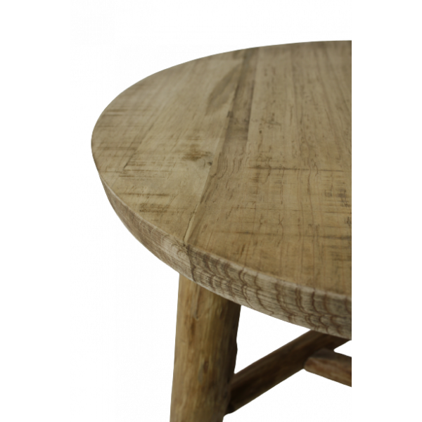 Sidobord/pall trä 3 ben litet