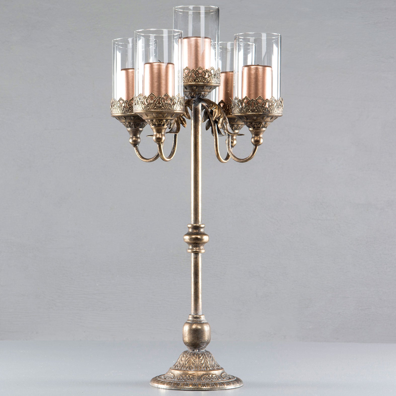 Kandelaber Blockljus 5-arm G.Brun