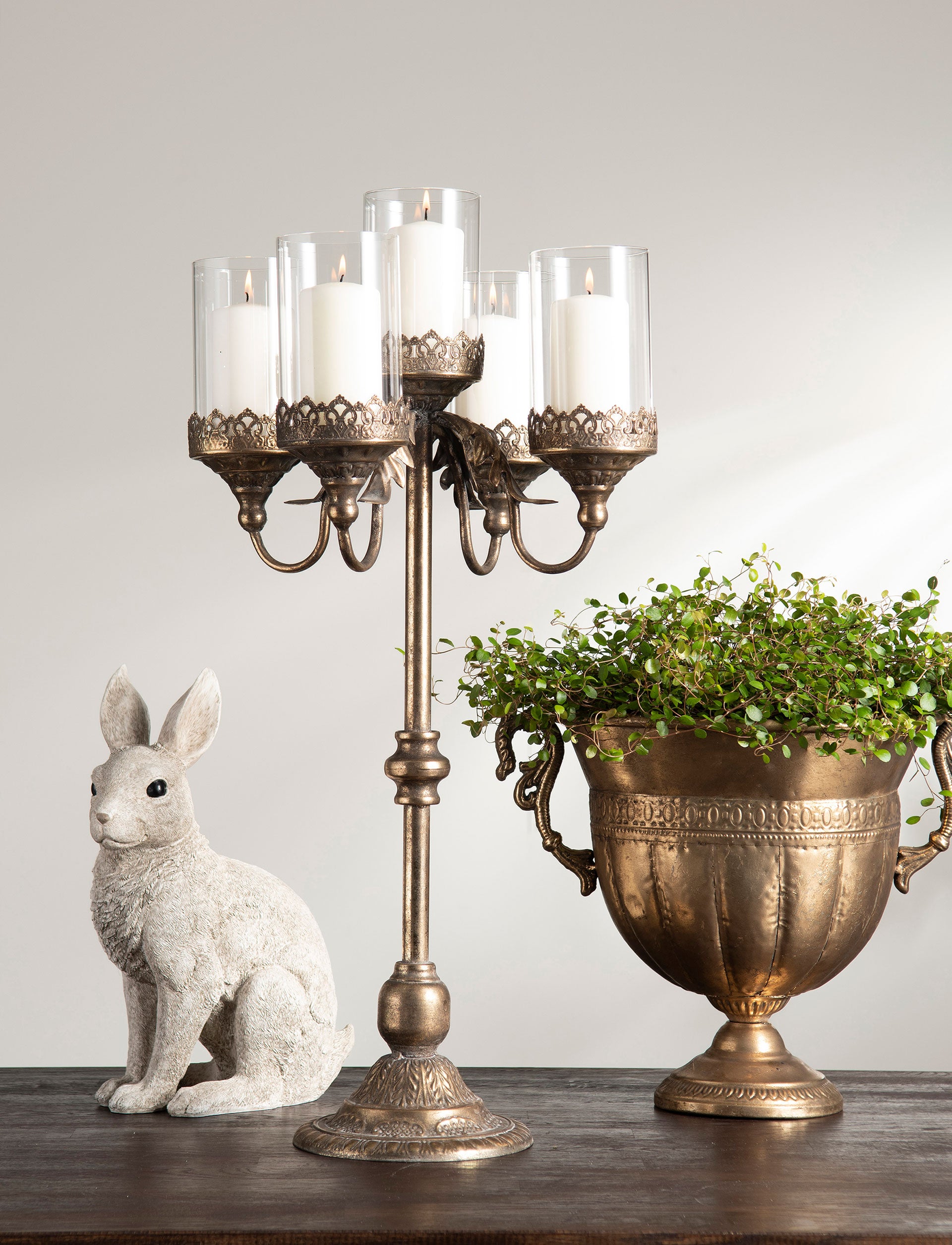 Kandelaber Blockljus 5-arm G.Brun