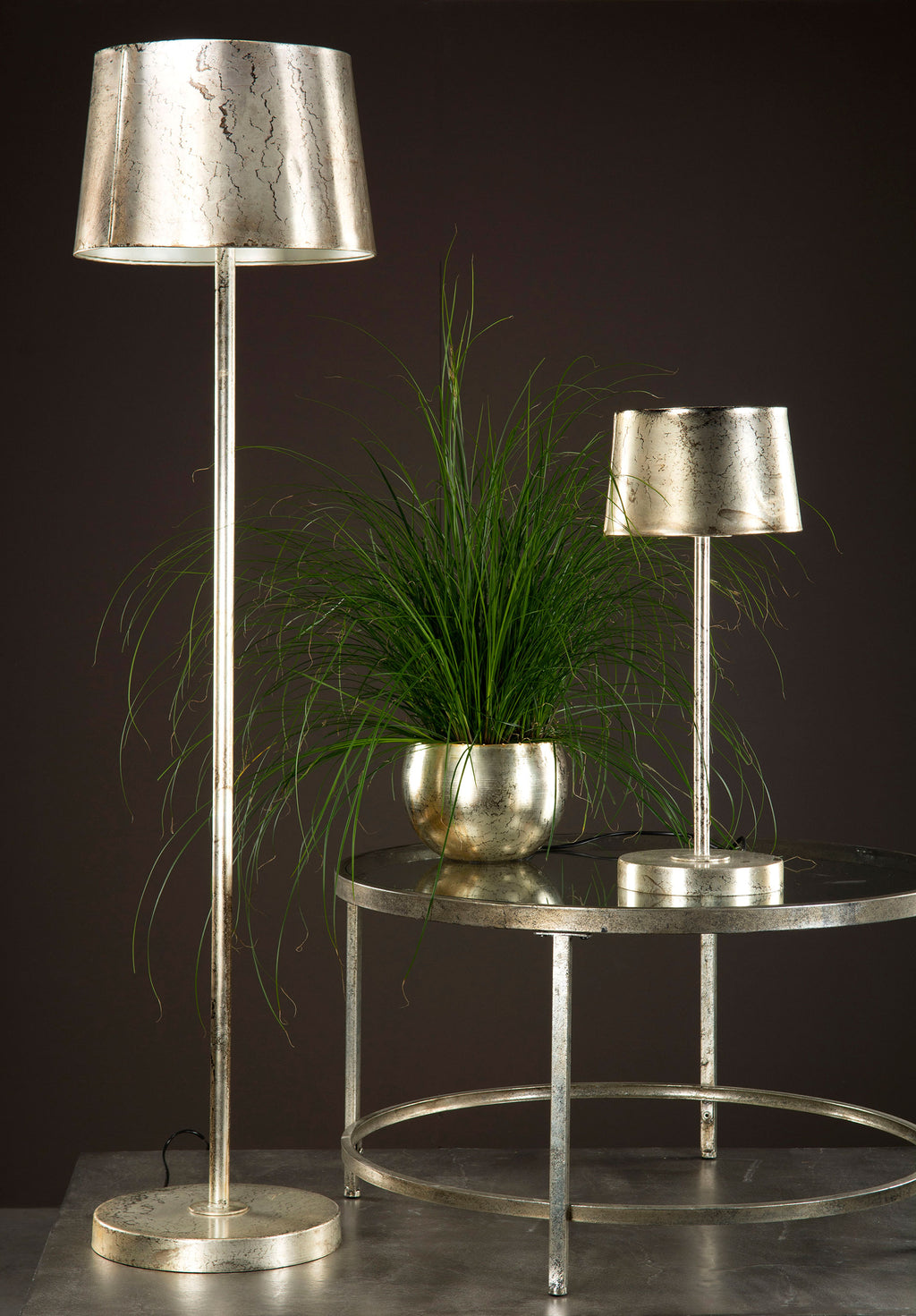 Bord/Glas Clara Silver