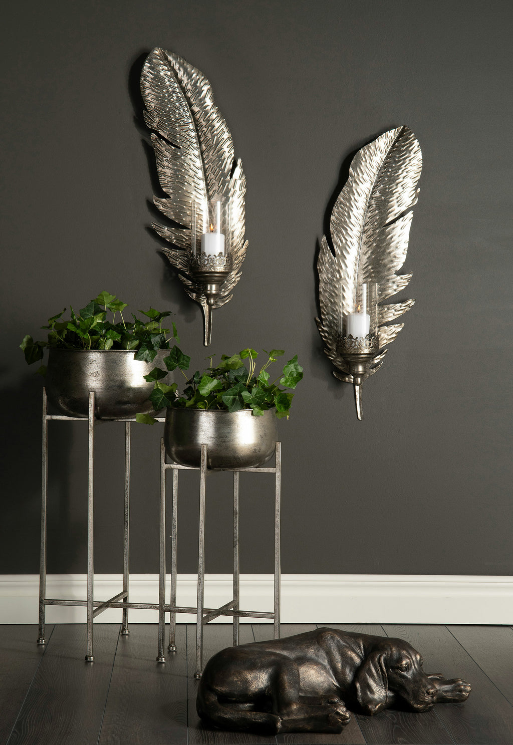 Piedestal Antik Silver