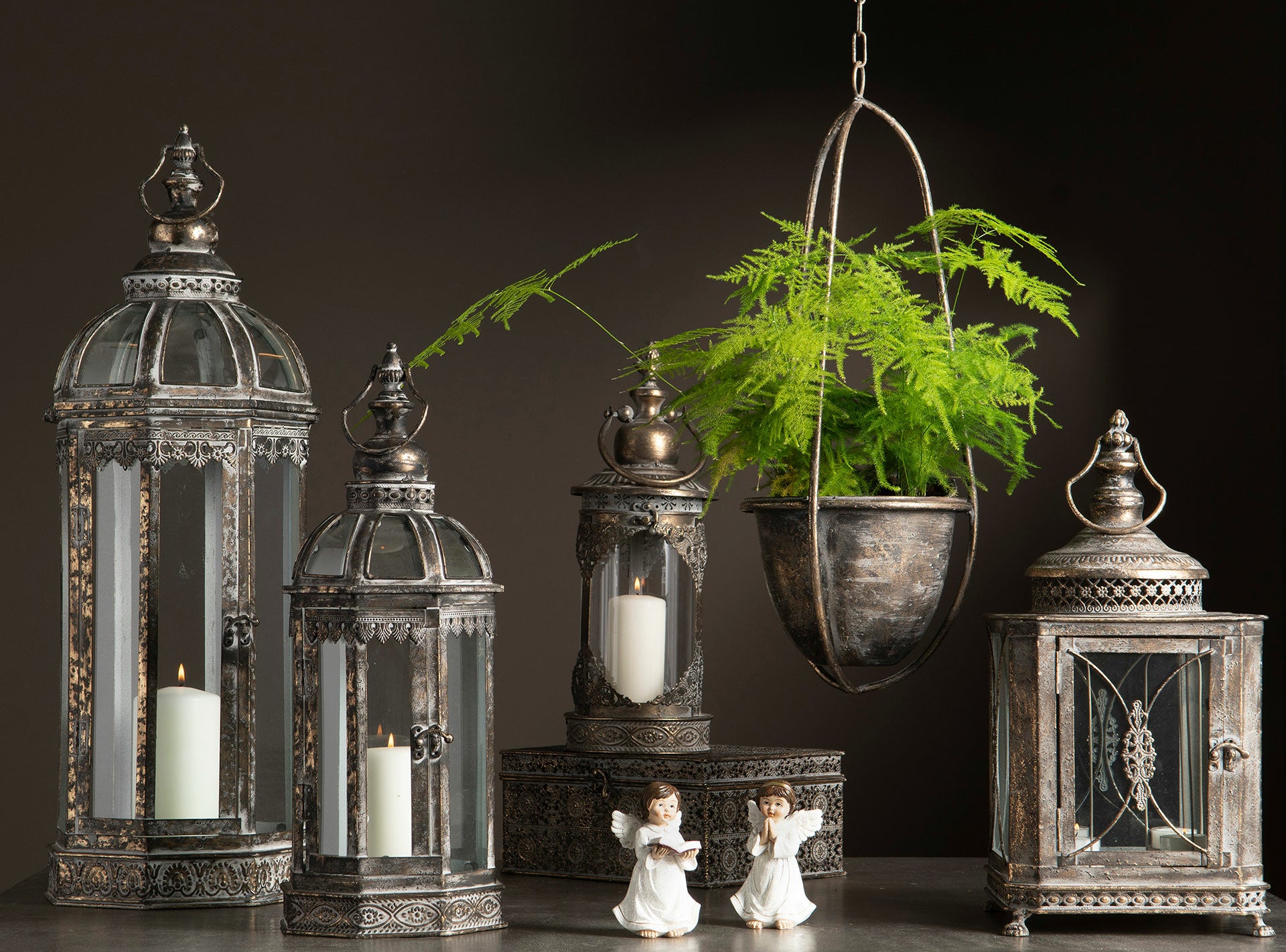 Lykta Brilliant Antik G / Brun