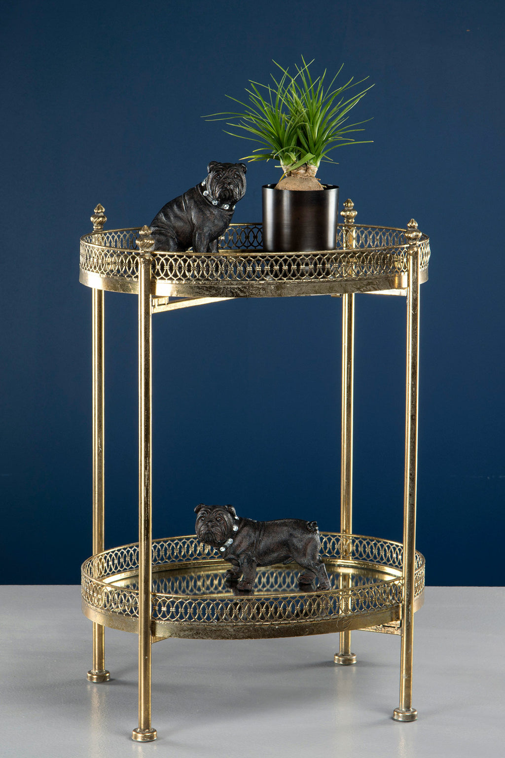 Spegelbord Drink Mässing