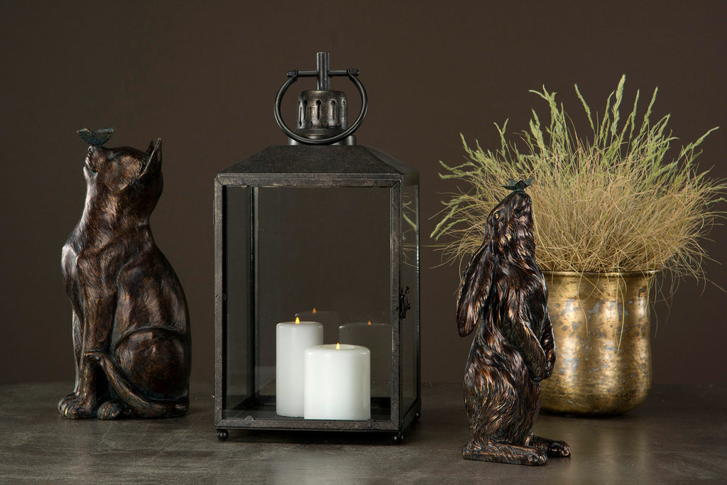 Lykta Cube Graftigrå