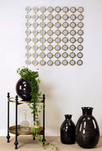 Bord Spegelbricka Svart Antik