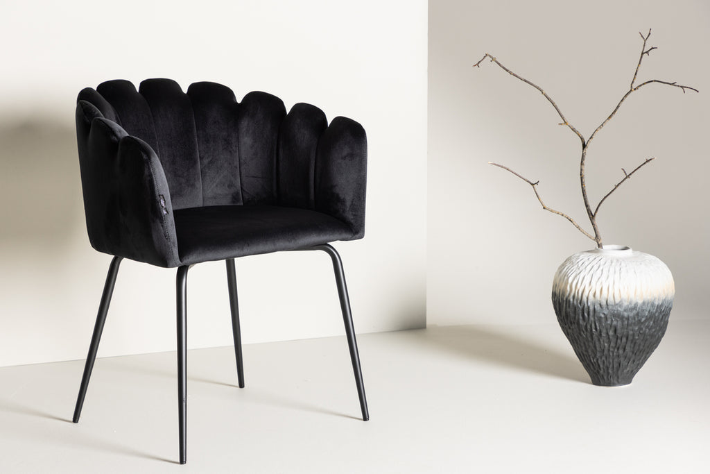 Limhamn Matstolar Svart