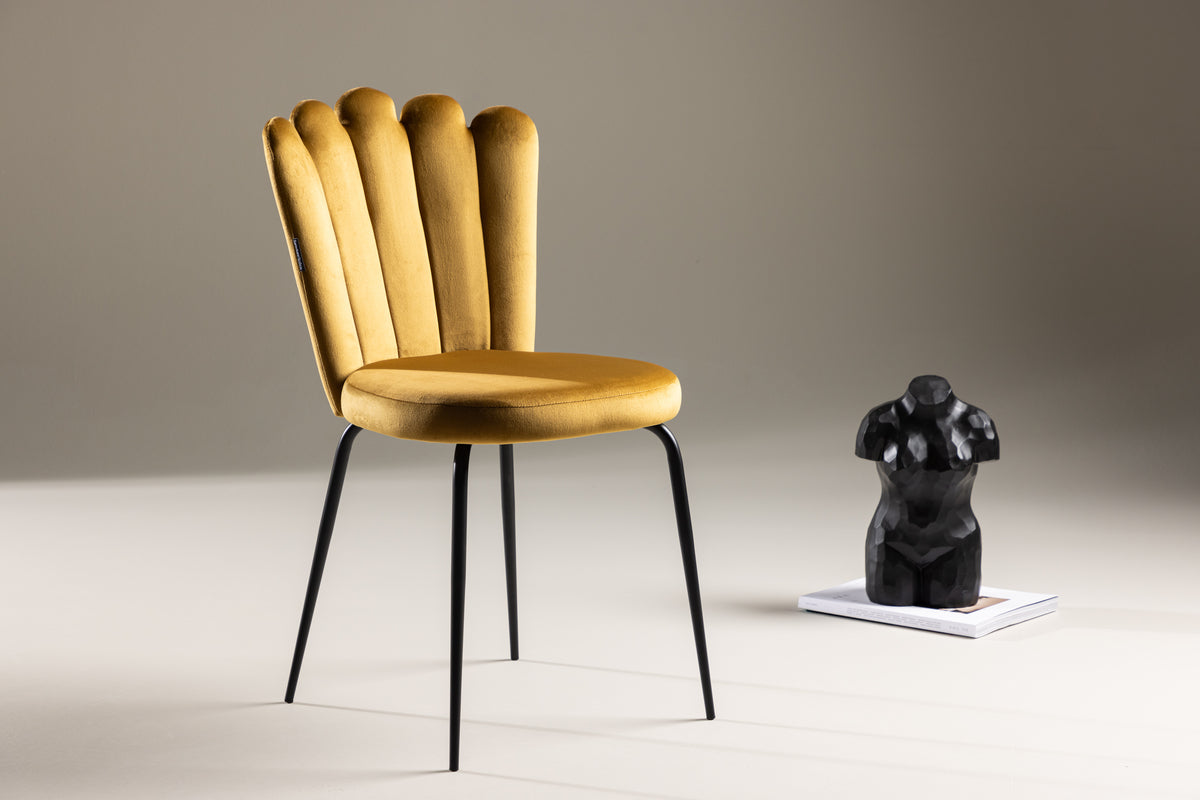 Limhamn Matstolar 2-pack Gul