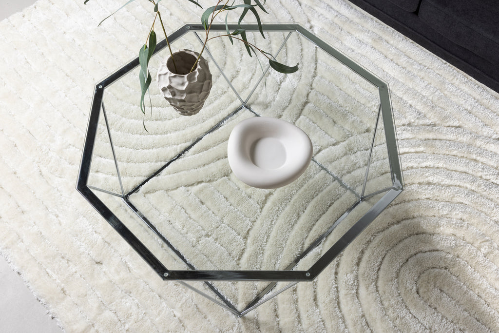 Österlen Soffbord ⌀100 Transparent