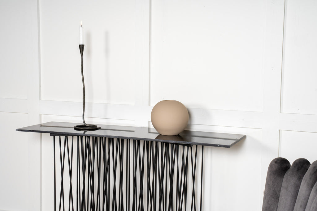 Stone Sidobord 130 x 37 Svart