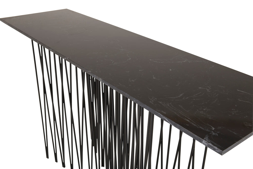 Stone Sidobord 130 x 37 Svart