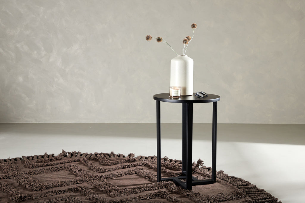 Lawton Soffbord ⌀40 Svart