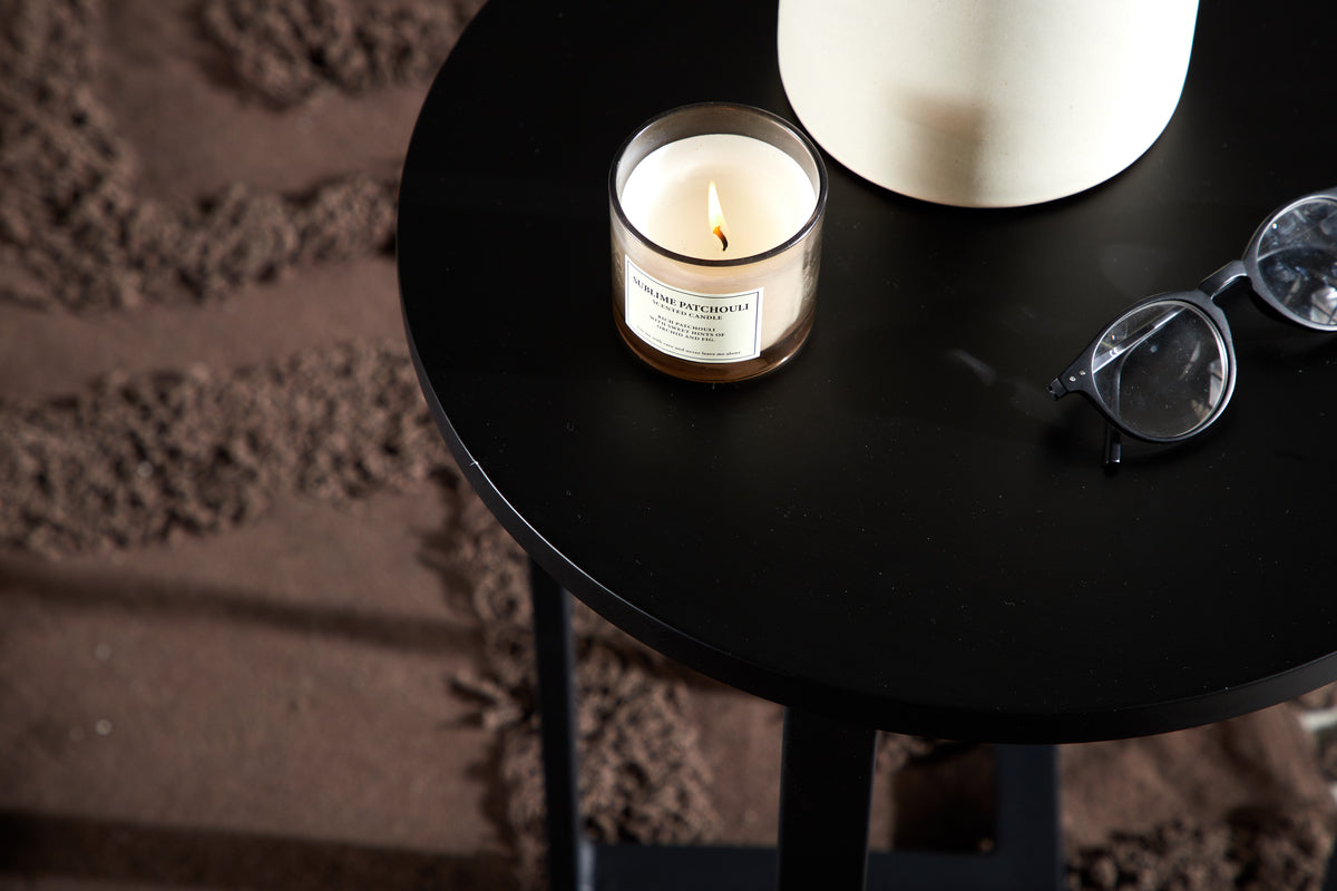 Lawton Soffbord ⌀40 Svart