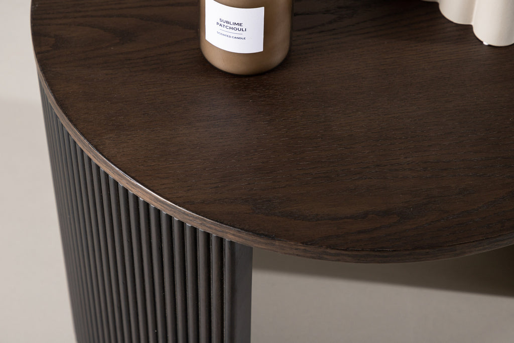 Bristol Soffbord ⌀60 Mocka