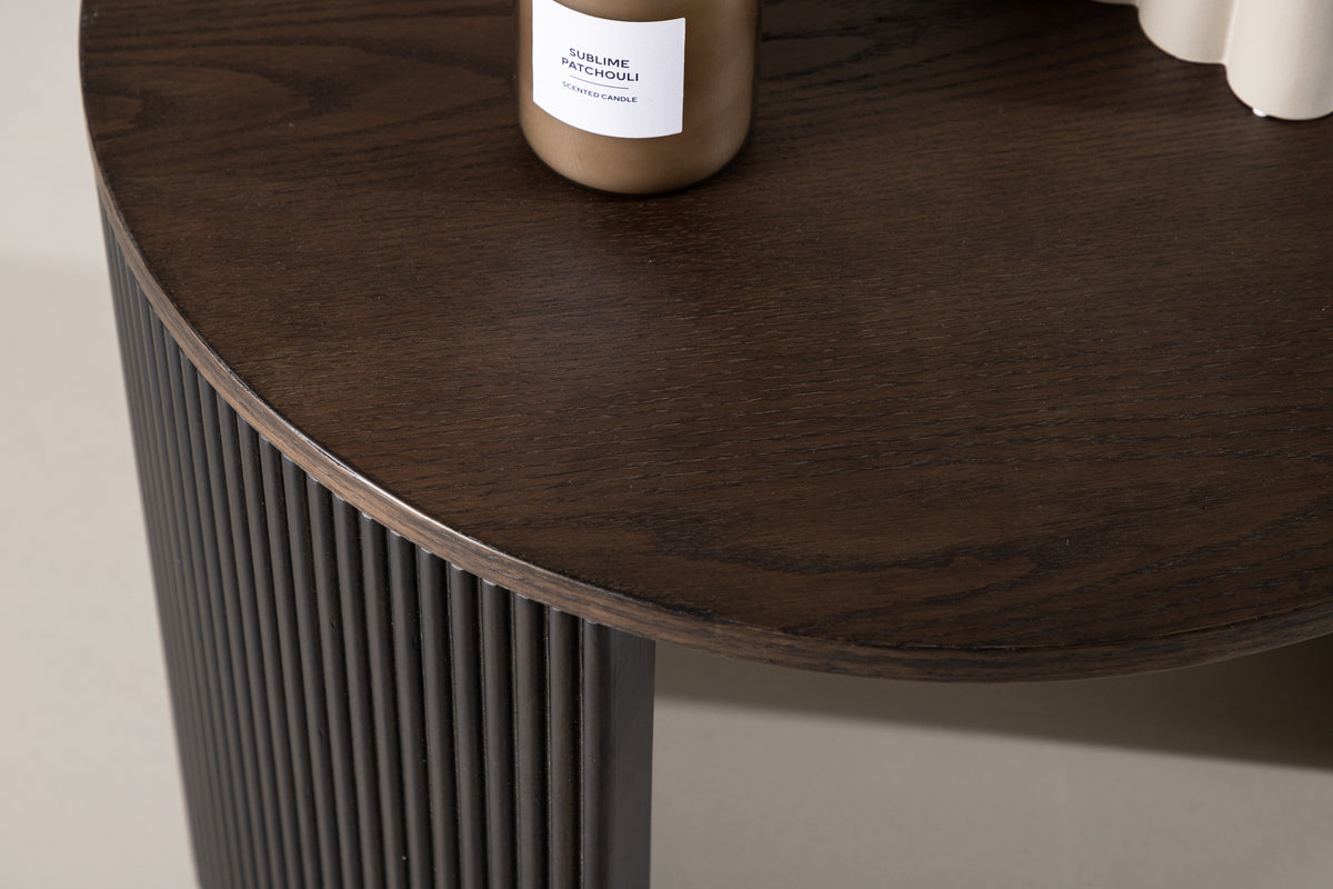 Bristol Soffbord ⌀60 Mocka